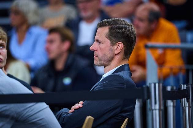 Profile shot Thorsten Leibenath ratiopharm ulm, Sports Director On the sidelines GER, ratiopharm ulm vs NINERS Chemnitz, Basketball, 1 Matchday, EasyCredit Bundesliga, Season 2025 2026, 28 09 2025 GER, ratiopharm ulm vs NINERS Chemnitz, Basketball, 1 Matchday, EasyCredit Bundesliga, Season 2025 2026, 28 09 2025 New Ulm Copyright: xEibner-Pressefoto GeraldxOelze-dexStoppanyx EP_ODS