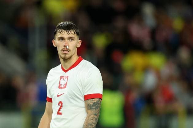 KATOWICE 10.10.2025 MECZ ELIMINACJE MLODZIEZOWYCH MISTRZOSTW EUROPY U21, U 21 GRUPA E: POLSKA - CZARNOGORA 2:0 --- UEFA EUROPEAN UNDER-21 CHAMPIONSHIP 2027 QUALIFYING ROUND FOOTBALL GROUP E MATCH: POLAND - MONTENEGRO 2:0 IGOR DRAPINSKI FOT. PIOTR KUCZA FOTOPYK NEWSPIX.PL --- newspix.pl POLAND OUT!