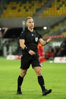 KATOWICE 10.10.2025 MECZ ELIMINACJE MLODZIEZOWYCH MISTRZOSTW EUROPY U21, U 21 GRUPA E: POLSKA - CZARNOGORA 2:0 --- UEFA EUROPEAN UNDER-21 CHAMPIONSHIP 2027 QUALIFYING ROUND FOOTBALL GROUP E MATCH: POLAND - MONTENEGRO 2:0 JOONAS JAANOVITS FOT. PIOTR KUCZA FOTOPYK NEWSPIX.PL --- newspix.pl POLAND OUT!
