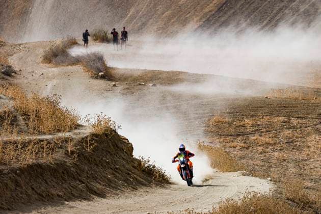 W2RC - RALLYE DU MAROC 2025 77 BENAVIDES Luciano (ARG), Red Bull KTM Factory Racing, KTM 450 Rally Factory, FIM W2RC, RallyGP, action during the Prologue of the Rallye du Maroc 2025, 5th round of the 2025 WR2C on October 12, 2025 in Fes, Morocco - FesMorocco Copyright: xJULIENxDELFOSSEx