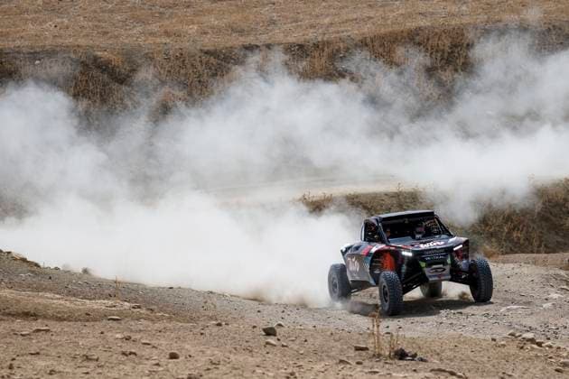W2RC - RALLYE DU MAROC 2025 301 CAVIGLIASSO Nicolas (ARG), PERTEGARINI Valentina (ARG), Taurus T3Max, BBR Motorsport, FIA W2RC, Challenger T3.1, action during the Prologue of the Rallye du Maroc 2025, 5th round of the 2025 WR2C on October 12, 2025 in Fes, Morocco - FesMorocco Copyright: xJULIENxDELFOSSEx