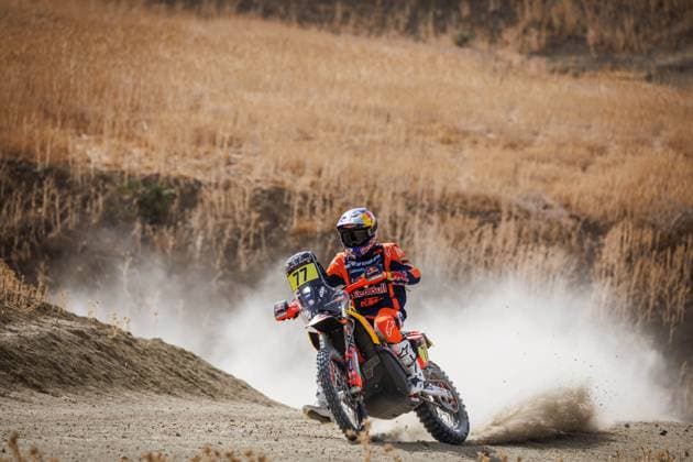 W2RC - RALLYE DU MAROC 2025 77 BENAVIDES Luciano (ARG), Red Bull KTM Factory Racing, KTM 450 Rally Factory, FIM W2RC, RallyGP, action, during the Prologue of the Rallye du Maroc 2025, 5th round of the 2025 WR2C on October 12, 2025 in Fes, Morocco - FesMorocco Copyright: xFREDERICxLExFLOCxHx