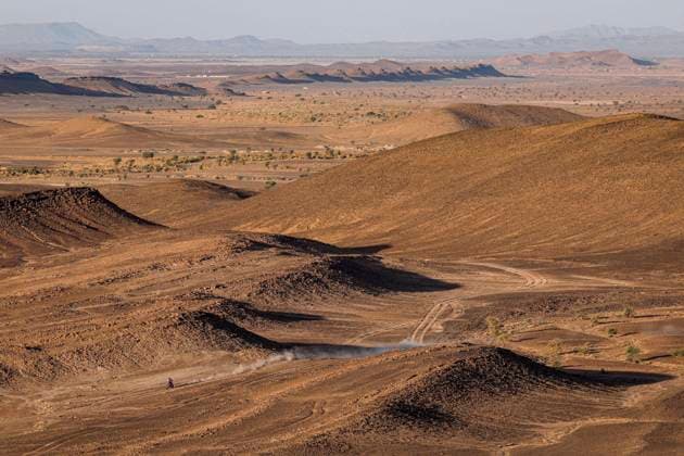 W2RC - RALLYE DU MAROC 2025 68 SCHAREINA Tosha (ESP), Monster Energy Honda HRC, Honda CRF 450, FIM W2RC, RallyGP, action during the Stage 3 of the Rallye du Maroc 2025, 5th round of the 2025 WR2C on October 15, 2025 around Erfoud, Morocco - ErfoudMorocco Copyright: xJULIENxDELFOSSEx