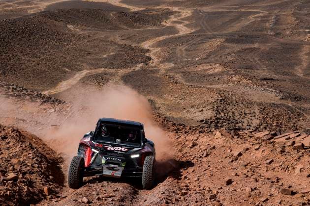 W2RC - RALLYE DU MAROC 2025 301 CAVIGLIASSO Nicolas (ARG), PERTEGARINI Valentina (ARG), Taurus T3Max, BBR Motorsport, FIA W2RC, Challenger T3.1, action during the Stage 3 of the Rallye du Maroc 2025, 5th round of the 2025 WR2C on October 15, 2025 around Erfoud, Morocco - ErfoudMorocco Copyright: xJULIENxDELFOSSEx