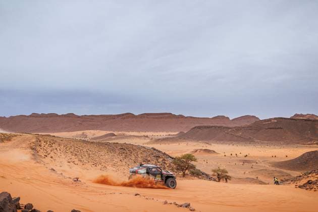 W2RC - RALLYE DU MAROC 2025 200 AL-ATTIYAH Nasser (QAT), LURQUIN Fabian (BEL), The Dacia Sandriders, Dacia Sandrider, FIA W2RC, Ultimate T1+, action, during the Stage 4 of the Rallye du Maroc 2025, 5th round of the 2025 WR2C on October 16, 2025 around Erfoud, Morocco - ErfoudMorocco Copyright: xFREDERICxLExFLOCxHx