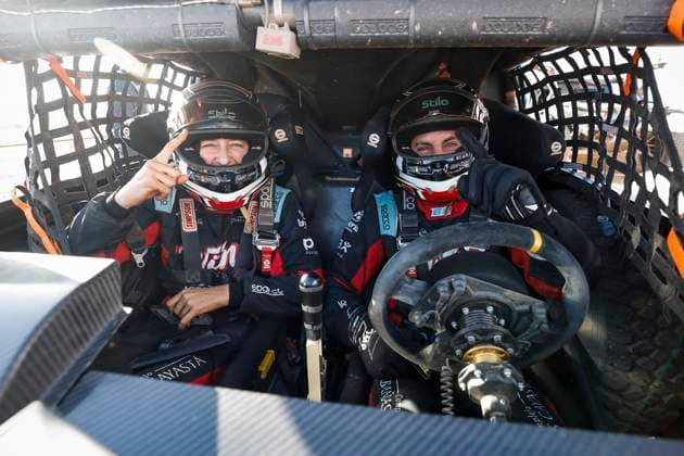 W2RC - RALLYE DU MAROC 2025 301 CAVIGLIASSO Nicolas (ARG), PERTEGARINI Valentina (ARG), Taurus T3Max, BBR Motorsport, FIA W2RC, Challenger T3.1, action during the Stage 5 of the Rallye du Maroc 2025, 5th round of the 2025 WR2C on October 17, 2025 around Erfoud, Morocco - ErfoudMorocco Copyright: xJULIENxDELFOSSEx
