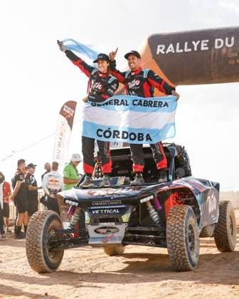W2RC - RALLYE DU MAROC 2025 301 CAVIGLIASSO Nicolas (ARG), PERTEGARINI Valentina (ARG), Taurus T3Max, BBR Motorsport, FIA W2RC, Challenger T3.1, portrait during the Stage 5 of the Rallye du Maroc 2025, 5th round of the 2025 WR2C on October 17, 2025 around Erfoud, Morocco - ErfoudMorocco Copyright: xJULIENxDELFOSSEx