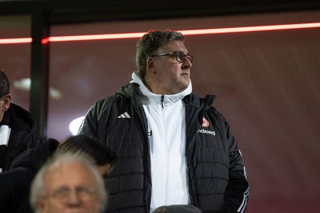 07 12 2025, xhfmx, Fußball Google Pixel Frauen Bundesliga, Eintracht Frankfurt FC Bayern Axel Hellmann Vorstandssprecher Eintracht Frankfurt DFL DFB REGULATIONS PROHIBIT ANY USE OF PHOTOGRAPHS as IMAGE SEQUENCES and or QUASI VIDEO Frankfurt am Main