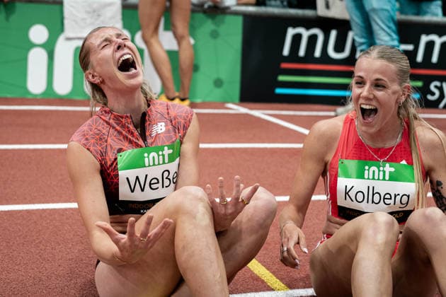 Nele Wessel Koenigsteiner LV, 1500m Women , GER, Athletics, Athletics, INIT Indoor Karlsruhe , 08 02 2026, GER, Athletics, Athletics, INIT Indoor Karlsruhe , 08 02 2026 Karlsruhe Copyright: xStefanxMayerx EP_SMR