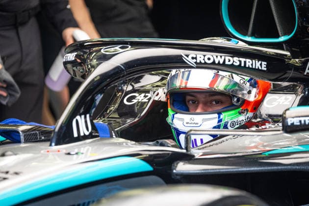 Andrea Kimi Antonelli ITA, Mercedes AMG Petronas F1 Team, 12 BHR, Formula 1 World Championship, Formula 1 testing, Bahrain international Circuit, 13 02 2026 BHR, Formula 1 World Championship, Formula 1 testing, Bahrain international Circuit, 13 02 2026 Copyright: xEibner-Pressefoto ThomasxFuesslerx EP_TFR