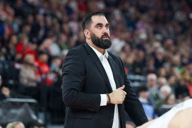 Ramon Diaz Sanchez Basketball Loewen Braunschweig, Head Coach , GER, FC Bayern Basketball vs Basketball Loewen Braunschweig, Basketball, easycredit Basketball Bundesliga, 25 Matchday, Season 2025 2026, 10 03 2026, GER, FC Bayern Basketball vs Basketball Loewen Braunschweig, Basketball, easycredit Basketball Bundesliga, 25 Matchday, Season 2025 2026, 10 03 2026 Munich Copyright: xEibner-Pressefoto JennixMaulx EP_JML