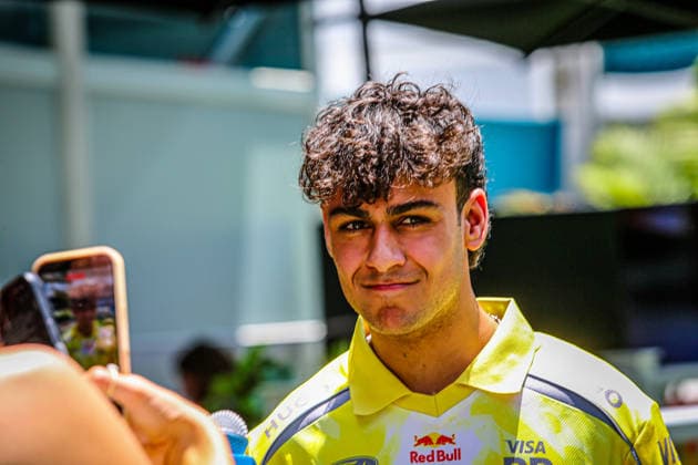 (41) Arvid Lindblad (GBR) - Visa Cash App Racing Bulls F1 Team - Racing Bulls VCARB03 - Red Bull Ford during the Formula 1 Crypto.com Miami Grand Prix 2026 at Miami International Autodrome in Miami Gardens, United States. Round 6 of the 2026 FIA Formula One World Championship, WM, Weltmeisterschaft held May 1-3, 2026. The Miami International Autodrome, located in the grounds of the Hard Rock Stadium, hosts the sixth round featuring the Sprint format. This event weekend features the F1 Sprint format, with a Sprint Shootout and Sprint Race in addition to the standard qualifying session and Grand Prix. Copyright: xAlessioxDexMarcox xAvens-images.com AvensImages IPAxSportx xipa-agency.netx xx IPA_74345982 IPA_Agency_IPA74345982