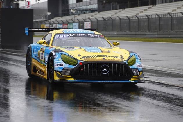 26 Adam Christodoulou GBR Mikael Grenier CAN Christopher Lulham GBR Marek Boekmann Lautersheim GER , Mercedes AMG GT3, Team PROsport racing GER in the pit lane GER, Motorsport, 54 ADAC Ravenol 24H Rennen Nuerburgring 2025, Wednesday, Impressions before the race, Nuerburg, 13 05 2026 GER, Motorsport, 54 ADAC Ravenol 24H Rennen Nuerburgring 2025, Wednesday, Impressions before the race, Nuerburg, 13 05 2026 Nuerburg Copyright: xEibner-Pressefoto JuergenxAugstx EP_JAT