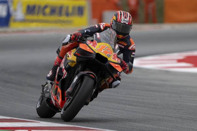 RECORD DATE NOT STATED MotoGP, 6th round of the World Championship, WM, Weltmeisterschaft in Catalonia Barcelona Barcelona (Spain), 15 05 2026 - Maverick Vinales (12), Red Bull KTM Tech3 rider, during Free Practice 1, Round 6, MotoGP World Championship, Grand Prix Catalunya, Barcelona Spain; Catalonia Spain Copyright: xJoaquimxGalantex