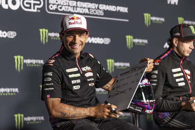 RECORD DATE NOT STATED MotoGP, 6th round of the World Championship, WM, Weltmeisterschaft in Catalonia Barcelona Barcelona (Spain), 14 05 2026 - Jorge Martin (89), Aprilia Racing rider, during a press conference, PK, Pressekonferenz at the 6th round of the MotoGP World Championship, Grand Prix Catalunya, Barcelona Spain Catalonia Spain Copyright: xJoaquimxGalantex