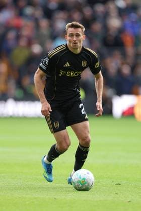Timothy Castagne of Fulham Wolverhampton Wanderers v Fulham, Premier League, Football, Molineux, Wolverhampton, UK - 17 May 2026Wolverhampton Molineux United Kingdom EDITORIAL USE ONLY No use with unauthorised audio, video, data, fixture lists, club league logos or live services. Online in-match use limited to 120 images, no video emulation. No use in betting, games or single club league player publications. Copyright: xRyanxBrowne Shutterstockx 16877463fi