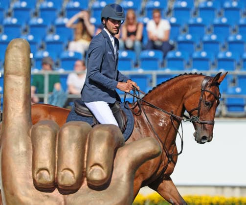 Christian Kukuk GER with horse Fantasia De WY and the Aachener Klenkes Gruss per Finger der Aachener, S1 Prize of the Soers, CSI5, Special Two Phase Jumping Competition, World Equestrian Festival, World Equestrian Festival, TSCHIO Aachen 2026, TSCHIO instead of CHIO 2026, Aachener Soers, May 22nd to 24th 2026, Equestrian sport, May 22nd 2026, Aachener Soers Germany