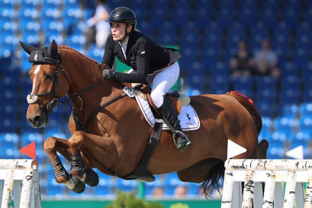 Janne Friederike Meyer Zimmermann GER with horse Van Tastic , S1 Prize of the Soers, CSI5, Special Two Phase Jumping Competition , World Equestrian Festival, TSCHIO Aachen 2026, TSCHIO instead of CHIO 2026, Aachener Soers, May 22 to 24, 2026, Equestrian sport, May 22, 2026, Aachener Soers Germany