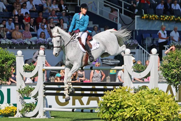 Luciana Diniz BRA with horse Vertigo Du Desert, 2nd place, 1 qualification Rolex Grand Prix, CSI5 show jumping test fault time, World Equestrian Festival, TSCHIO Aachen 2026, TSCHIO instead of CHIO 2026, Aachener Soers, 22 to 24 May 2026, equestrian sport, 22 05 2026, Aachener Soers Germany