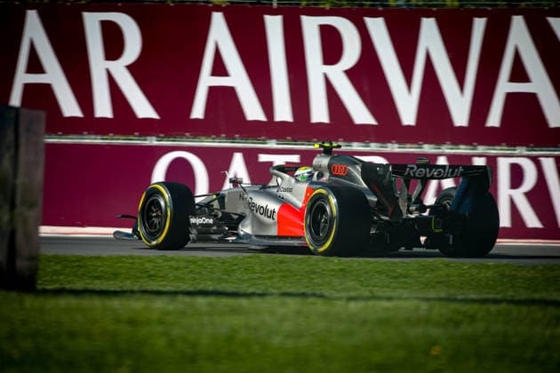 IPA84984203 - (5) Gabriel Bortoleto (BRA) - Audi Revolut F1 Team - Audi AR01 - Audi during the Sprint Qualify of Formula 1 AWS Canadian Grand Prix 2026 at Circuit Gilles Villeneuve in Montreal, Canada. Round 7 of the 2026 FIA Formula One World Championship, WM, Weltmeisterschaft held May 22-24, 2026. The Circuit Gilles Villeneuve on Ile Notre-Dame in Montreal, named after the legendary Ferrari driver, hosts the Sprint format for the seventh round. This event weekend features the F1 Sprint format, with a Sprint Shootout and Sprint Race in addition to the standard qualifying session and Grand Prix. during Formula 1 AWS Canadian Grand Prix 2026 - Round 7 - Circuit Gilles Villeneuve, Formula 1 Championship in , , May 22 2026 Copyright: xStefanoxFacchin xAlessioxDexMarcox xAvens-images.com AvensImages IPAxSportx xx 84984203
