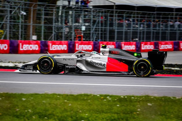 IPA85024390 - (5) Gabriel Bortoleto (BRA) - Audi Revolut F1 Team - Audi AR01 - Audi during the Sprint Race of Formula 1 AWS Canadian Grand Prix 2026 at Circuit Gilles Villeneuve in Montreal, Canada. Round 7 of the 2026 FIA Formula One World Championship, WM, Weltmeisterschaft held May 22-24, 2026. The Circuit Gilles Villeneuve on Ile Notre-Dame in Montreal, named after the legendary Ferrari driver, hosts the Sprint format for the seventh round. This event weekend features the F1 Sprint format, with a Sprint Shootout and Sprint Race in addition to the standard qualifying session and Grand Prix. during Formula 1 AWS Canadian Grand Prix 2026 - Round 7 - Circuit Gilles Villeneuve, Formula 1 Championship in , , May 23 2026 Copyright: xStefanoxFacchin xAlessioxDexMarcox xAvens-images.com AvensImages IPAxSportx xx 85024390