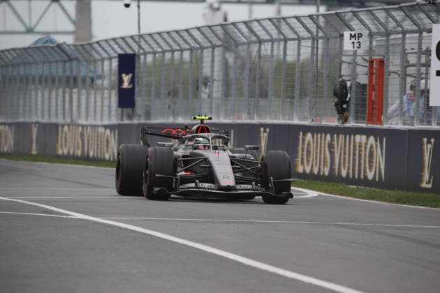 IPA85024813 - (5) Gabriel Bortoleto (BRA) - Audi Revolut F1 Team - Audi AR01 - Audi during the Qualify of Formula 1 AWS Canadian Grand Prix 2026 at Circuit Gilles Villeneuve in Montreal, Canada. Round 7 of the 2026 FIA Formula One World Championship, WM, Weltmeisterschaft held May 22-24, 2026. The Circuit Gilles Villeneuve on Ile Notre-Dame in Montreal, named after the legendary Ferrari driver, hosts the Sprint format for the seventh round. This event weekend features the F1 Sprint format, with a Sprint Shootout and Sprint Race in addition to the standard qualifying session and Grand Prix. during Formula 1 AWS Canadian Grand Prix 2026 - Round 7 - Circuit Gilles Villeneuve, Formula 1 Championship in , , May 23 2026 Copyright: xStefanoxFacchin xAlessioxDexMarcox xAvens-images.com AvensImages IPAxSportx xx 85024813
