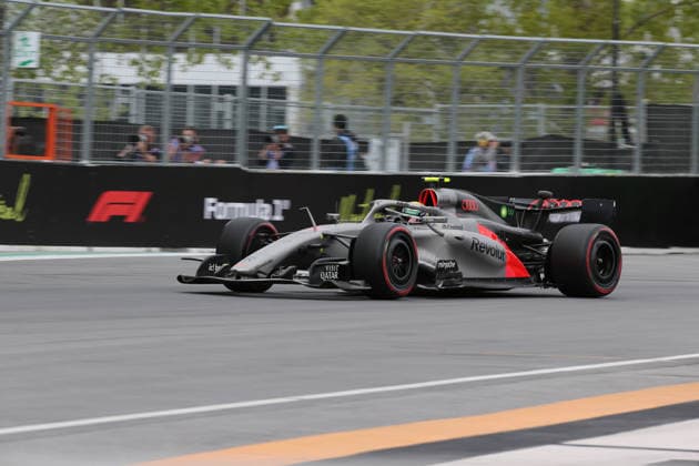 IPA85024792 - (5) Gabriel Bortoleto (BRA) - Audi Revolut F1 Team - Audi AR01 - Audi during the Qualify of Formula 1 AWS Canadian Grand Prix 2026 at Circuit Gilles Villeneuve in Montreal, Canada. Round 7 of the 2026 FIA Formula One World Championship, WM, Weltmeisterschaft held May 22-24, 2026. The Circuit Gilles Villeneuve on Ile Notre-Dame in Montreal, named after the legendary Ferrari driver, hosts the Sprint format for the seventh round. This event weekend features the F1 Sprint format, with a Sprint Shootout and Sprint Race in addition to the standard qualifying session and Grand Prix. during Formula 1 AWS Canadian Grand Prix 2026 - Round 7 - Circuit Gilles Villeneuve, Formula 1 Championship in , , May 23 2026 Copyright: xStefanoxFacchin xAlessioxDexMarcox xAvens-images.com AvensImages IPAxSportx xx 85024792
