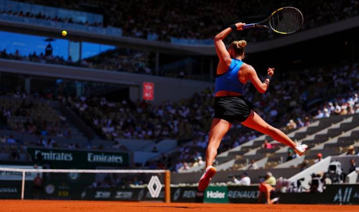 Sara Bejlek French Open Tennis, Day Four, Tennis, Roland Garros, Paris, France - 27 May 2026Paris Roland Garros France EDITORIAL USE ONLY No use with unauthorised audio, video, data, fixture lists, club league logos or live services. Online in-match use limited to 120 images, no video emulation. No use in betting, games or single club league player publications. Copyright: xJavierxGarcia Shutterstockx 16898261cd