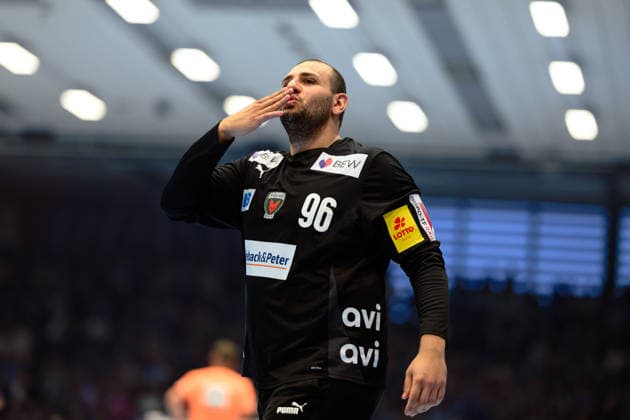 Dejan Milosavljev Fuechse Berlin, 96 kiss to the fans GER, ThSV Eisenach vs Fuechse Berlin, 1 Daikin Handballbundesliga, Handball, Matchday 30, Season 2025 2026, 29 05 2026 GER, ThSV Eisenach vs Fuechse Berlin, 1 Daikin Handballbundesliga, Handball, Matchday 30, Season 2025 2026, 29 05 2026 Eisenach Copyright: xEibner-Pressefoto MartinxHerbstx EP_MHT