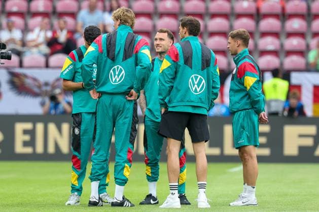 Aleksandar Pavlovic 5 Germany , Nick Woltemade 11 Germany , David Raum 22 Germany , Leon Goretzka 8 Germany and Joshua Kimmich 6 Germany on the pitch, Germany vs Finland, Football, Men, UEFA, Friendly, Friendly Match, DFB, Season 2025 2026, 31 05 2026 Mainz Rhineland Palatinate Germany Copyright: xkolbert-press MartinxAgüerax