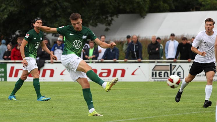 VfL vs. ABB Regional Team, Friendly Match in Gifhorn, July 4, 2026, Soccer, Men s, 2026–2027 season, Friendly match, VfL Wolfsburg vs. Anheuser-Busch Bud Regional Selection, Dzenan Pejcinovic, VfL Wolfsburg, Flutmulde, Germany