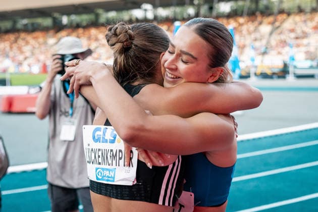 Ernst Jolina, TV Wattenscheid 01, Women s 100m, 1332, Gina Lueckenkemper, SCC Berlin, Women s 100m, 212, GER, Track and Field, Athletics, German Championships, The Finals, Wattenscheid, July 25, 2026, GER, Track and Field, Athletics, German Championships, The Finals, Wattenscheid, July 25, 2026, Wattenscheid Copyright: xStefanxMayerx EP_SMR
