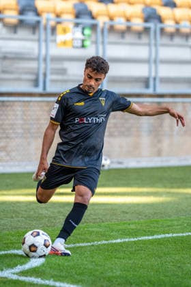 Corner kick by Mehdi Loune, Alemannia Aachen, 10 Roda Kerkrade vs. Alemannia Aachen, Soccer, International Friendly, 2026–2027 Season, August 1, 2026, Roda Kerkrade vs. Alemannia Aachen, Soccer, International Friendly, 2026–2027 Season, August 1, 2026, Kerkrade Copyright: xEibner-Pressefoto J.xDerondeaux EP_JDU