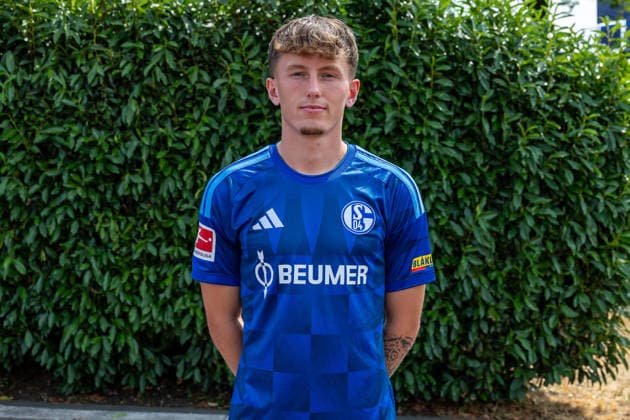 August 3, 2026, Photo shoot for the 2026–2027 season at FC Schalke 04, Bundesliga 1, , Max Grüger, FC Schalke 04, Gelsenkirchen, Veltins Arena, North Rhine-Westphalia, Germany, xRHR, PHOTO, DEx Copyright: DennisxEwert RHR-FOTOx RHR-FOTO DE
