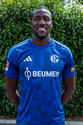 August 3, 2026, Photo shoot for the 2026–2027 season at FC Schalke 04, Bundesliga 1, , Bryan Lasme, FC Schalke 04, Gelsenkirchen, Veltins Arena, North Rhine-Westphalia, Germany, xRHR FOTO DEx Copyright: DennisxEwert RHR-FOTOx RHR-FOTO DE