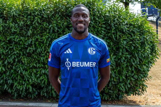 August 3, 2026, Photo shoot for the 2026–2027 season at FC Schalke 04, Bundesliga 1, , Bryan Lasme, FC Schalke 04, Gelsenkirchen, Veltins Arena, North Rhine-Westphalia, Germany, xRHR FOTO DEx Copyright: DennisxEwert RHR-FOTOx RHR-FOTO DE