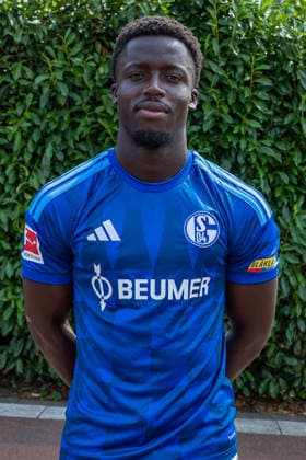 August 3, 2026, Photo shoot for the 2026–2027 season at FC Schalke 04, Bundesliga 1, , Christian Gomis, FC Schalke 04, Gelsenkirchen, Veltins Arena, North Rhine-Westphalia, Germany, xRHR, PHOTO DEx Copyright: DennisxEwert RHR-FOTOx RHR-FOTO DE