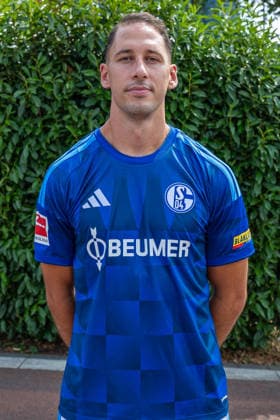 August 3, 2026, 2026–2027 portrait session at FC Schalke 04, Bundesliga 1, , Nikola Katic, FC Schalke 04, Gelsenkirchen, Veltins Arena, North Rhine-Westphalia, Germany, xRHR, PHOTO, DEx Copyright: DennisxEwert RHR-FOTOx RHR-FOTO DE