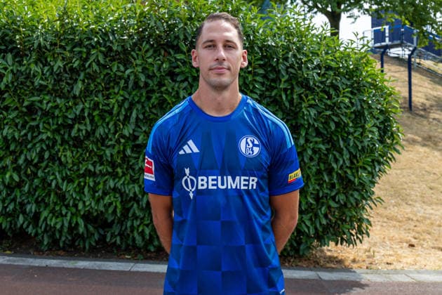 August 3, 2026, 2026–2027 portrait session at FC Schalke 04, Bundesliga 1, , Nikola Katic, FC Schalke 04, Gelsenkirchen, Veltins Arena, North Rhine-Westphalia, Germany, xRHR, PHOTO, DEx Copyright: DennisxEwert RHR-FOTOx RHR-FOTO DE