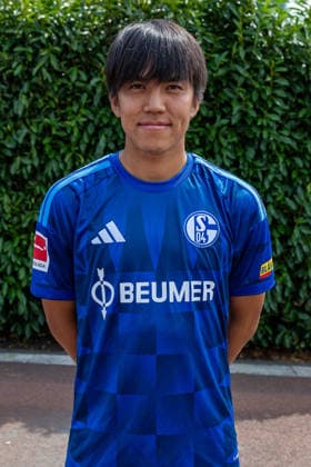 August 3, 2026, Portrait session for the 2026–2027 season at FC Schalke 04, Bundesliga 1, , Satoshi Tanaka, FC Schalke 04, Gelsenkirchen, Veltins Arena, North Rhine-Westphalia, Germany, xRHR, PHOTO, DEx Copyright: DennisxEwert RHR-FOTOx RHR-FOTO DE