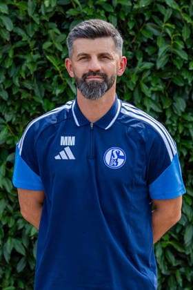 August 3, 2026, Photo shoot for the 2026–2027 season at FC Schalke 04, Bundesliga 1, , Coach Miron Muslic, FC Schalke 04, Gelsenkirchen, Veltins Arena, North Rhine-Westphalia, Germany, xRHR, PHOTO DEx Copyright: DennisxEwert RHR-FOTOx RHR-FOTO DE