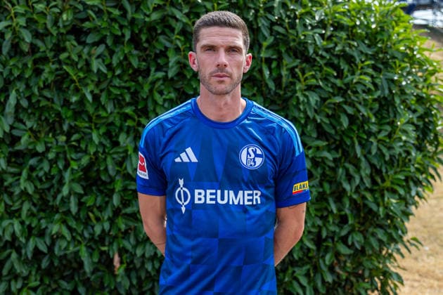 August 3, 2026, 2026–2027 portrait session at FC Schalke 04, Bundesliga 1, , Robin Gosens, FC Schalke 04, Gelsenkirchen, Veltins Arena, North Rhine-Westphalia, Germany, xRHR, PHOTO, DEx Copyright: DennisxEwert RHR-FOTOx RHR-FOTO DE
