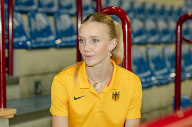 Kira Wittmann, Triple Jump, Interview, Press Conference at DLV Media Days, Combined Events, Track and Field, 2026–2027 Season, August 4, 2026, Press Conference at DLV Media Days, Combined Events, 2026–2027 Season, April 8, 2026, Leverkusen Copyright: xEibner-Pressefoto ThomasxHaeslerx EP_THR