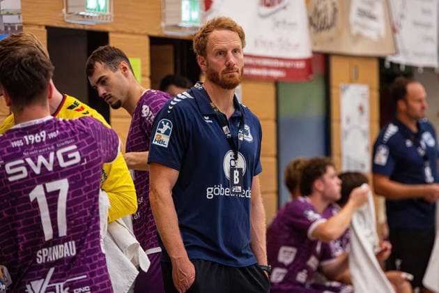 August 4, 2026, xovx, Lindencup Handball Tournament, HSG Wetzlar vs. TV Hüttenberg, Coach Stefan Kneer, TV Hüttenberg, Linden City Hall, Hesse, Germany, DE