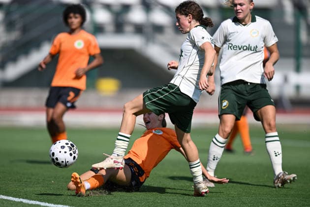 August 5, 2008: Inés Lorenius of Hammarby during the UEFA Women’s Champions League qualifying match between Hammarby and Apolonia on August 5, 2026 in Biella. Photo by Daniele Buffa, BILDBYRAN COP 18 XY0120. soccer, football, UEFA Women’s Champions League, Hammarby, Apolonia, women’s, BBENG, qualifiers Copyright: DanielexBuffa BB260805BB257