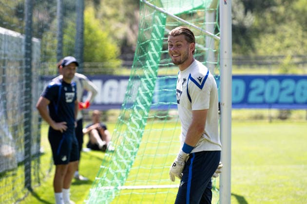 Luca Philipp, TSG Hoffenheim, 37, in good spirits, TSG Hoffenheim, soccer, training camp, preseason, 2026–2027 season, GER, August 5, 2026, Eibner Press Photo by Andreas Ulmer, TSG Hoffenheim, soccer, training camp, preseason, 2026–2027 season, GER, August 5, 2026, Copyright: xEibner-Pressefoto AndreasxUlmerx EP_AUR