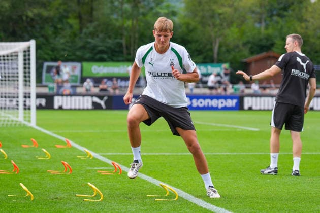 August 6, 2026, xydrx, soccer, training camp, Borussia Mönchengladbach, 2026–2027 season, Birkenmoos Stadium, Jan Leszczynski, Borussia Mönchengladbach, 5 DFB regulations prohibit any use of photographs as image sequences and or quasi-video Copyright: HMBxMedia YannisxDreimann