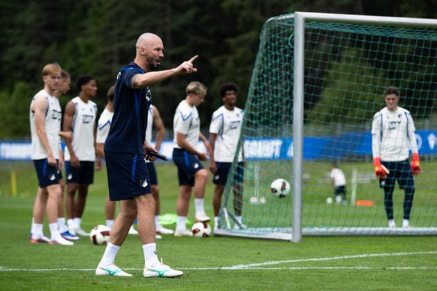 Christian Ilzer, TSG Hoffenheim, Head Coach, TSG Hoffenheim, Soccer, Training Camp, Preseason, 2026–2027 Season, GER, August 6, 2026, Eibner Press Photo: Andreas Ulmer, TSG Hoffenheim, soccer, training camp, preseason, 2026–2027 season, GER, August 6, 2026, Copyright: xEibner-Pressefoto AndreasxUlmerx EP_AUR