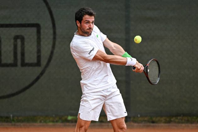 Pedro Martinez, Goalkeeper, ESP, August 7, 2026, ¢ Tennis ¢ Men s Bundesliga 1, TC Bredeney vs. TK GW Mannheim, Tennis Club Bredeney, Essen, North Rhine-Westphalia, Germany Copyright: xpepphotox xHorstxMauelshagenx pep00321, pep_20260807_hm_394255