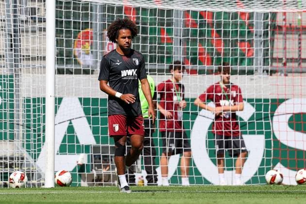 Han Noah Massengo 4, FC Augsburg, FC Augsburg vs. US Sassuolo Calcio, Soccer, Bundesliga 1, Friendly Match, 2026–27 Season, August 8, 2026, Augsburg, Bavaria, Germany Copyright: xkolbert-press ChristianxKolbertx